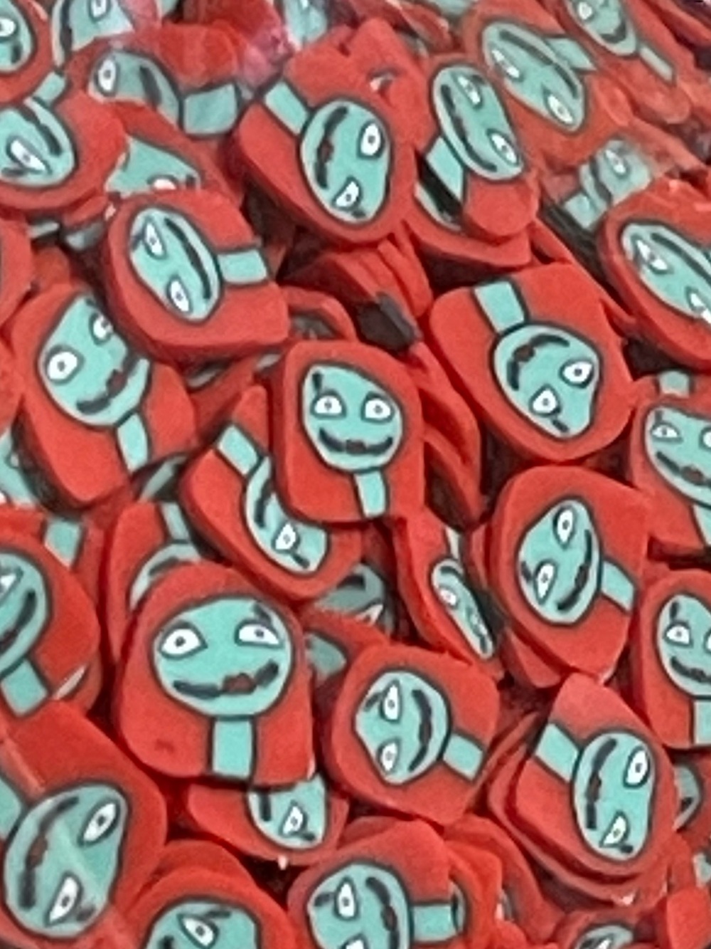 New Nightmare before Christmas Sally polymer clay slices